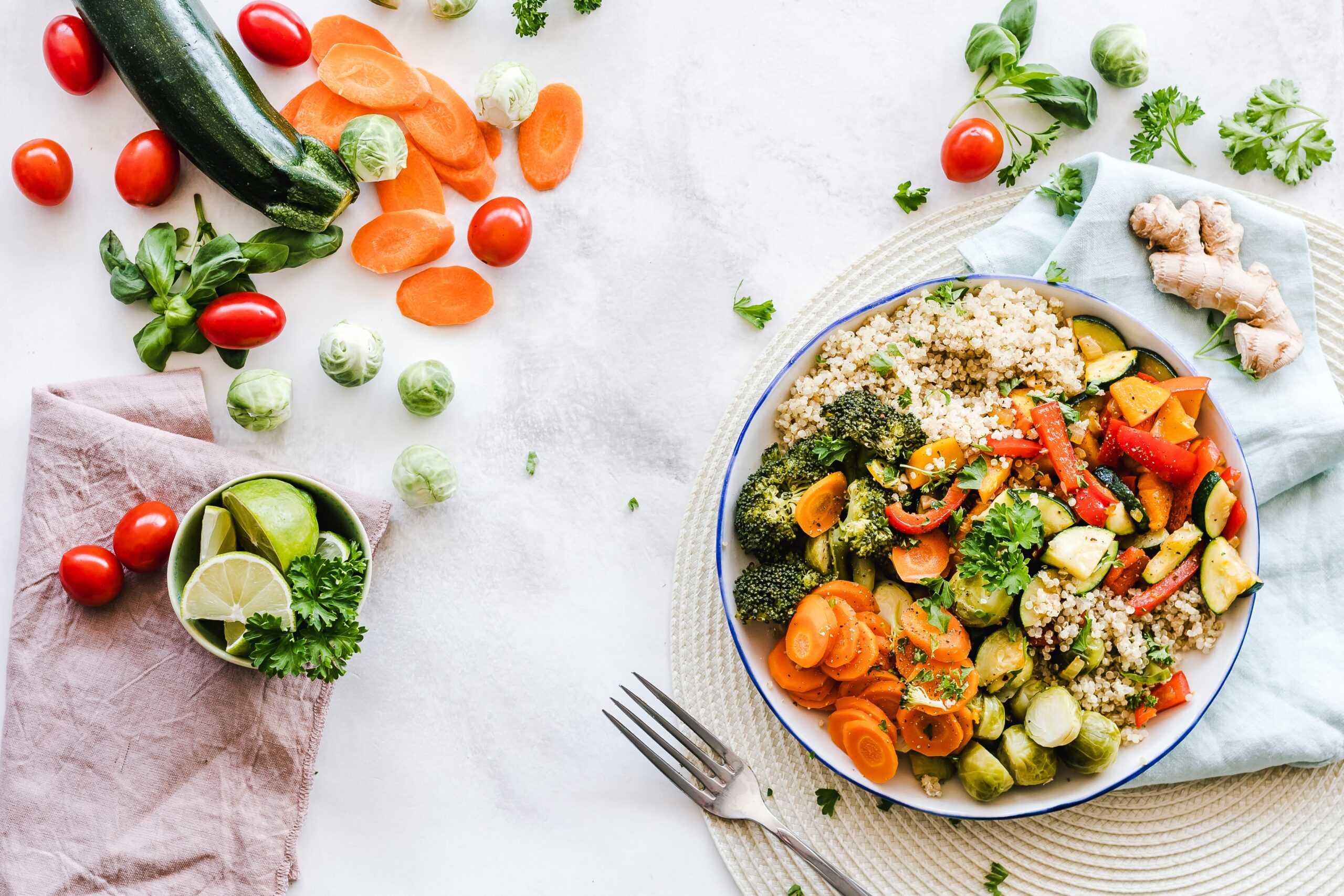 Quinoa e verdura per dormire meglio
