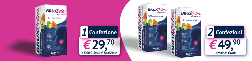 Promo BruxRelax Night Formula 2 Confezioni da 90 compresse